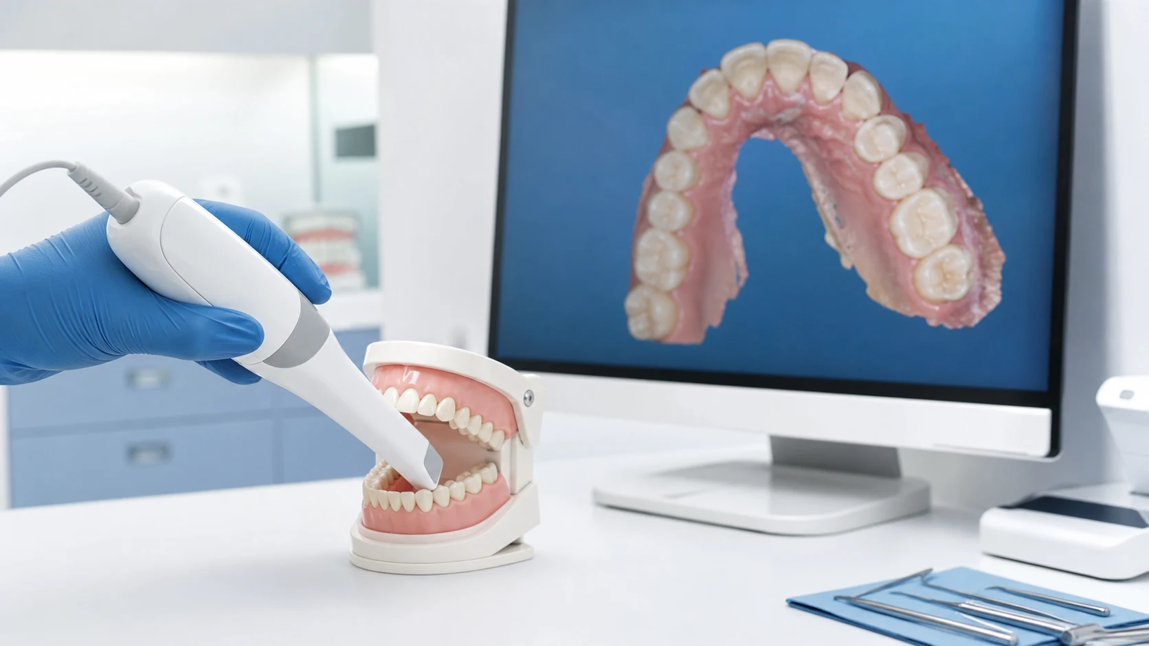 Cómo Funciona un Escáner Intraoral